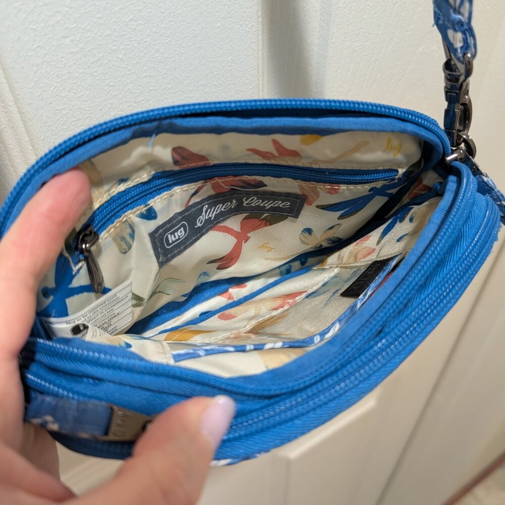 Lug Super Coupe Convertible Crossbody - Flourish Blue - Picture 6 of 10
